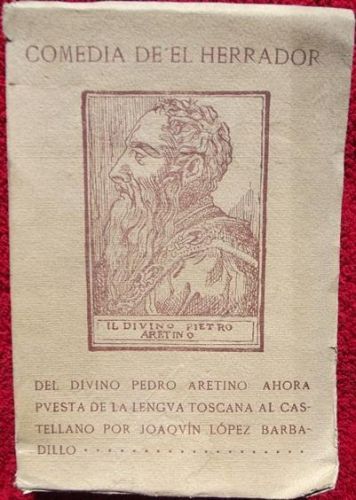 Portada del libro de Comedia del herrador