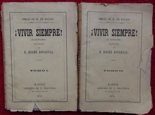 Portada del libro de ¡Vivir siempre!
