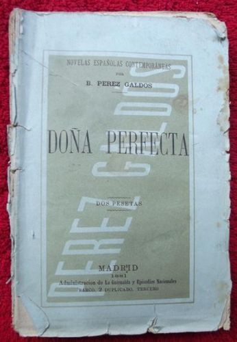 Portada del libro de Doña Perfecta