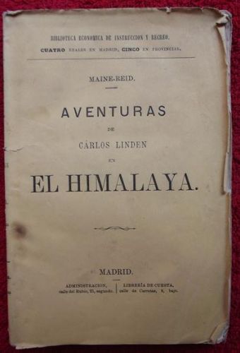 Portada del libro de Aventuras de Carlos Linden en El Himalaya