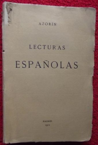 Portada del libro de Lecturas españolas