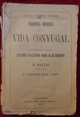 Portada del libro de Pequeñas miserias de la vida conyugal