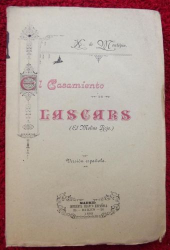 Portada del libro de El casamiento de Lascars (El Molino Rojo)