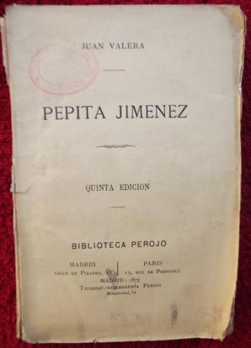 Portada del libro de Pepita Jiménez
