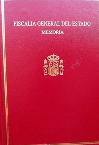 Portada del libro de Memoria elevada al gobierno de S.M. presentada al inicio del año judicial por el fiscal general del...