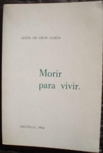 Portada del libro de Morir para vivir