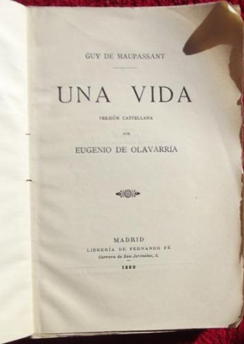 Portada del libro de Una vida