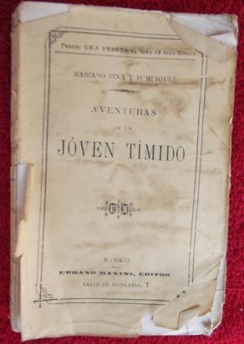 Portada del libro de Aventuras de un joven tímido