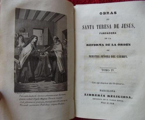Portada del libro de Obras. Tomo IV