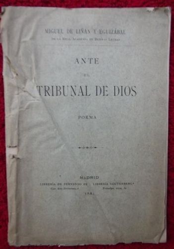Portada del libro de Ante el tribunal de Dios
