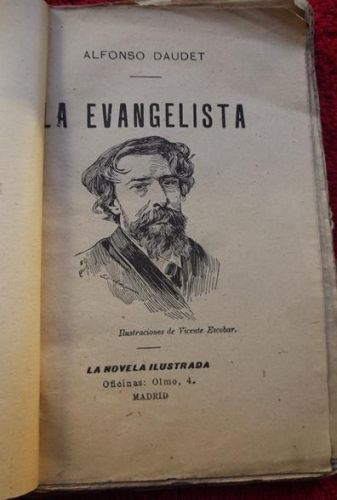 Portada del libro de La evangelista