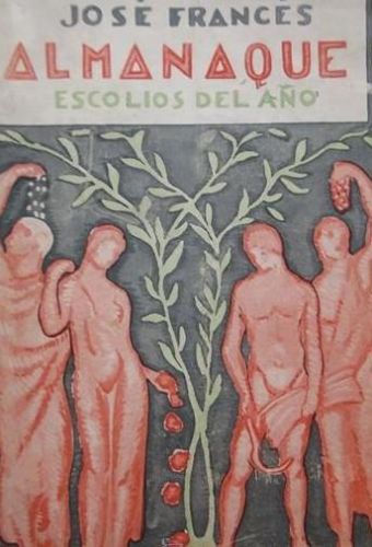 Portada del libro de Almanaque. Escolios del año