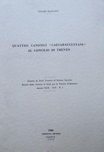 Portada del libro de Quattro canonici 