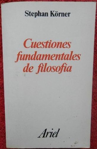 Portada del libro de Cuestiones fundamentales de filosofía