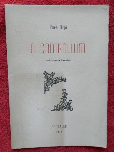 Portada del libro de A contrallum