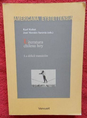 Portada del libro de Literatura chilena hoy. La difícil transición