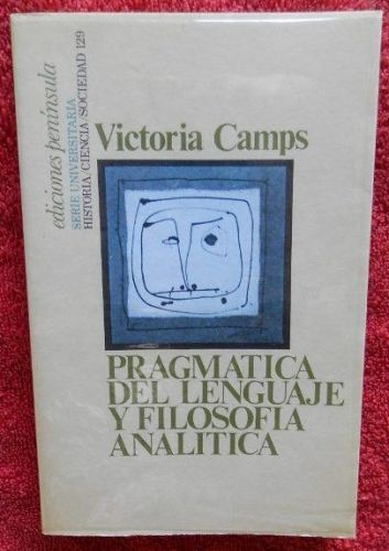 Portada del libro de Pragmática del lenguaje y filosofía analítica