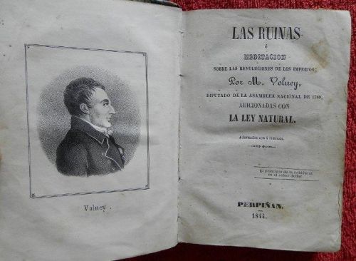 Portada del libro de Las ruinas o meditación sobre las revoluciones de los imperios