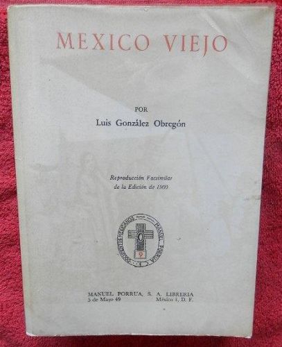 Portada del libro de México viejo