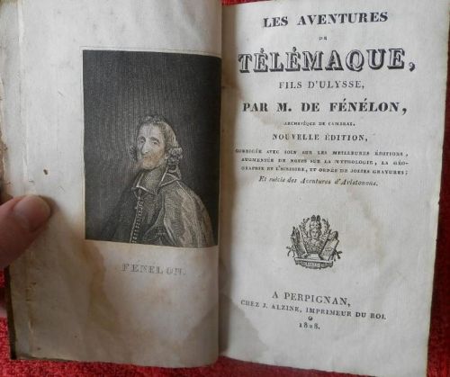 Portada del libro de Les aventures de Télémaque, fils d'Ulysse