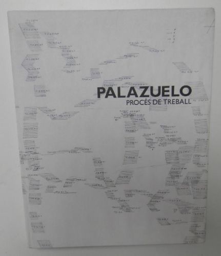 Portada del libro de Palazuelo. Procés de treball