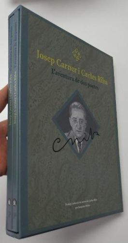 Portada del libro de Josep Carner i Carles Riba. L'aventura de dos poetes