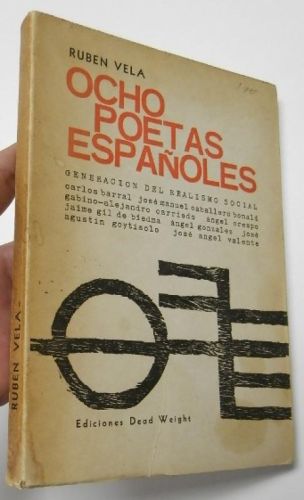 Portada del libro de Ocho poetas españoles