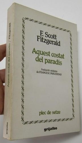 Portada del libro de Aquest costat del paradís