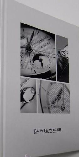 Portada del libro de Catálogo de relojes Baume & Mercier.2010