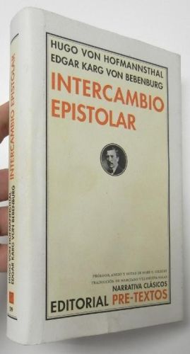 Portada del libro de Intercambio epistolar