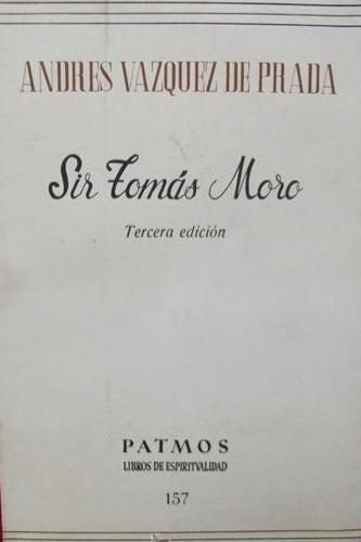 Portada del libro de Sir Tomás Moro