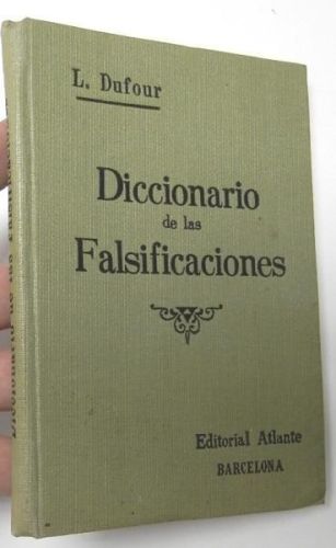 Portada del libro de Diccionario de las falsificaciones