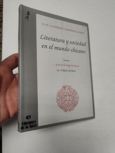 Portada del libro de Literatura y sociedad en el mundo chicano