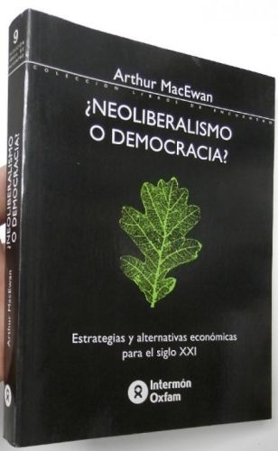 Portada del libro de ¿Neoliberalismo o democracia?
