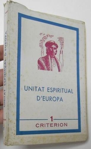 Portada del libro de Unitat espiritual d'Europa