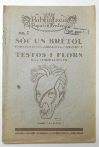Portada del libro de Sóc un brètol / Testos i flors