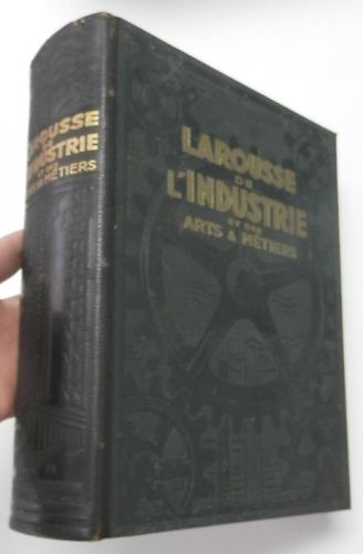 Portada del libro de Larousse de l'industrie et des arts & métiers