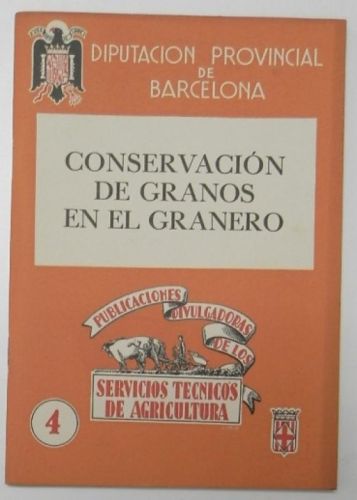 Portada del libro de Conservación de granos en el granero