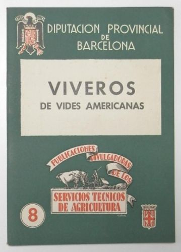 Portada del libro de Viveros de vides americanas