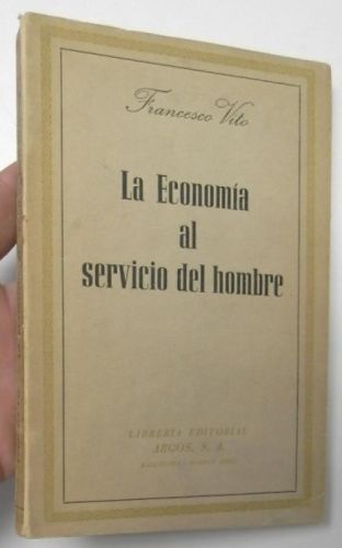Portada del libro de La economía al servicio del hombre