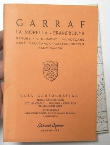 Portada del llibre de Garraf. Guía cartográfica