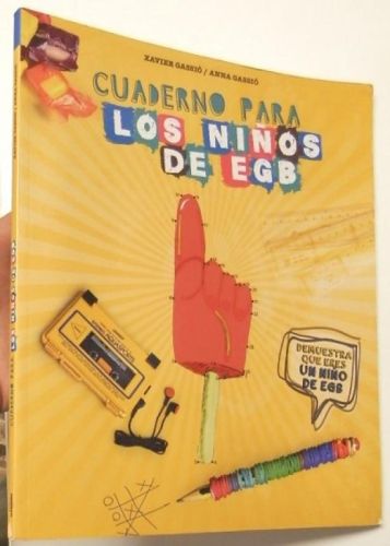 Portada del libro de Cuaderno para los niños de EGB