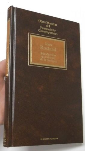 Portada del llibre de Introducción a la historia de la biología