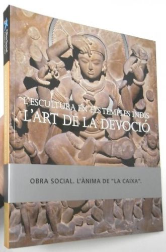 Portada del llibre de L'escultura en els temples indis. L'art de la devoció