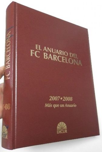Portada del llibre de El anuario del FC Barcelona. 2007-2008