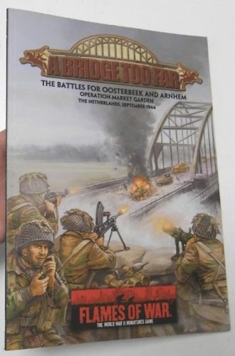 Portada del libro de A bridge too far. Flames of War