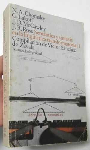 Portada del libro de Semántica y sintaxis en la lingüística transformatoria, 1