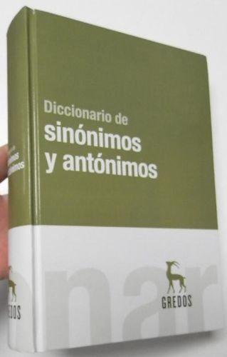 Portada del libro de Diccionario de sinónimos y antónimos