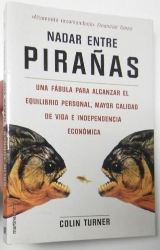 Portada del libro de Nadar entre pirañas