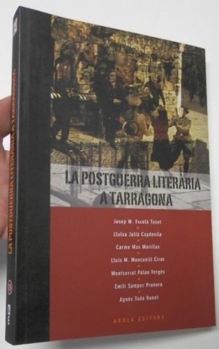 Portada del libro de La postguerra literària a Tarragona